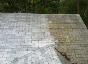 pressure washing roof in Frankford 